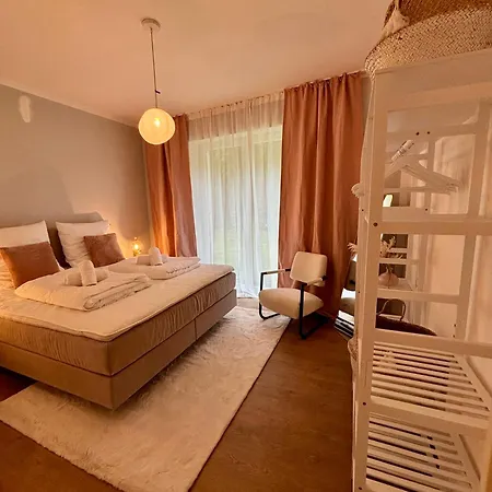 Apartamento Stilvolles 3 Zi Klinik & Kurpark Terrasse Parkplatz Barrierefrei Bad Oeynhausen