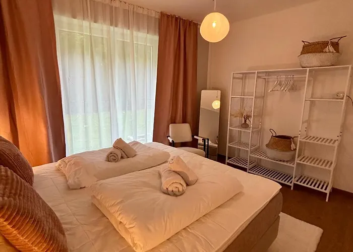 3-zi-wohnung-boxspringbett-kliniknaehe Apartment Bad Oeynhausen